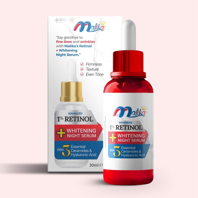 Malika Retinol Brightening Night Serum 30ml